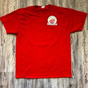 Vintage Cape St Claire Strawberry Festival Red T-Shirt Jerzees Sz XL